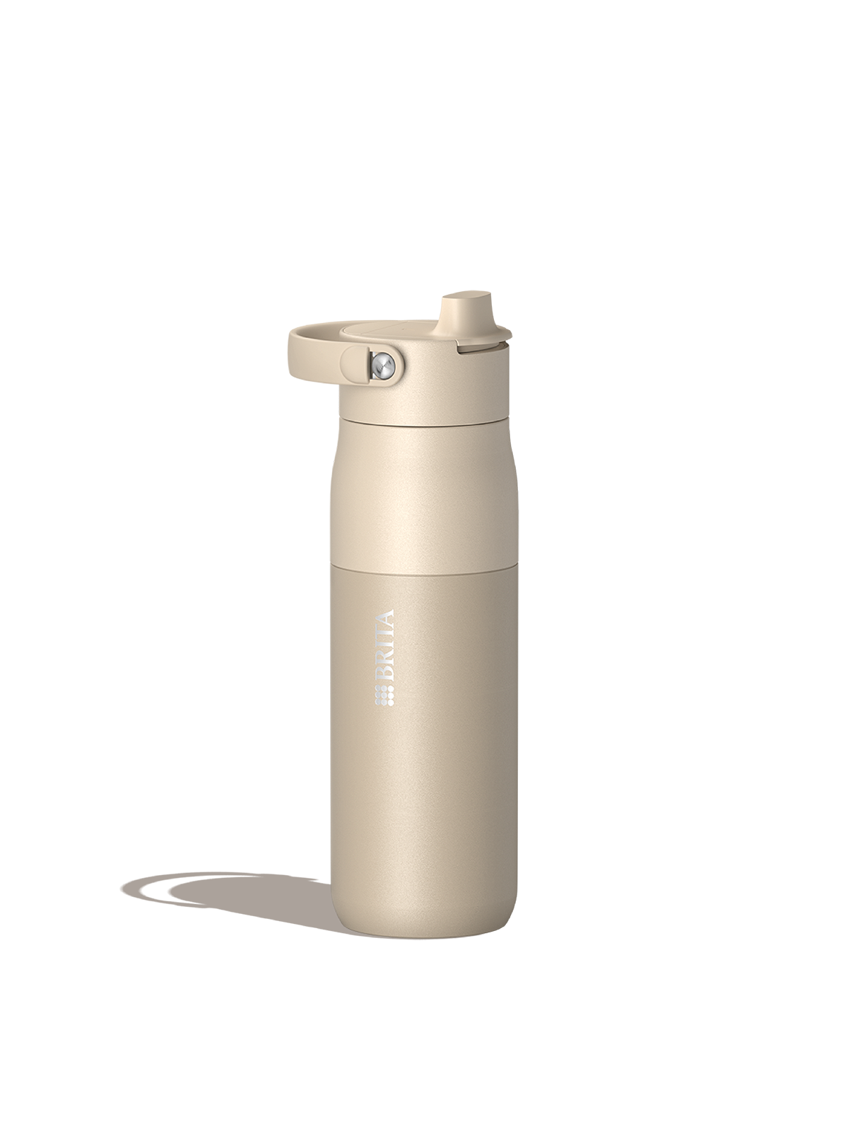 BRITA LARQ Essential Bottle in beige, 680 ml.