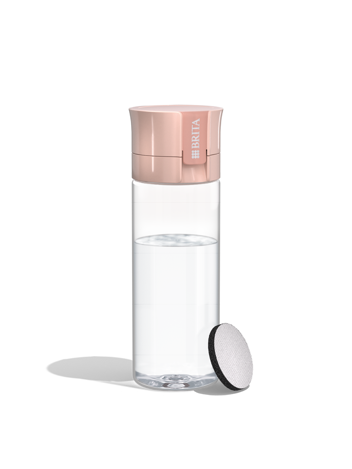 BRITA Water Filter Bottle Model Vital in apricot