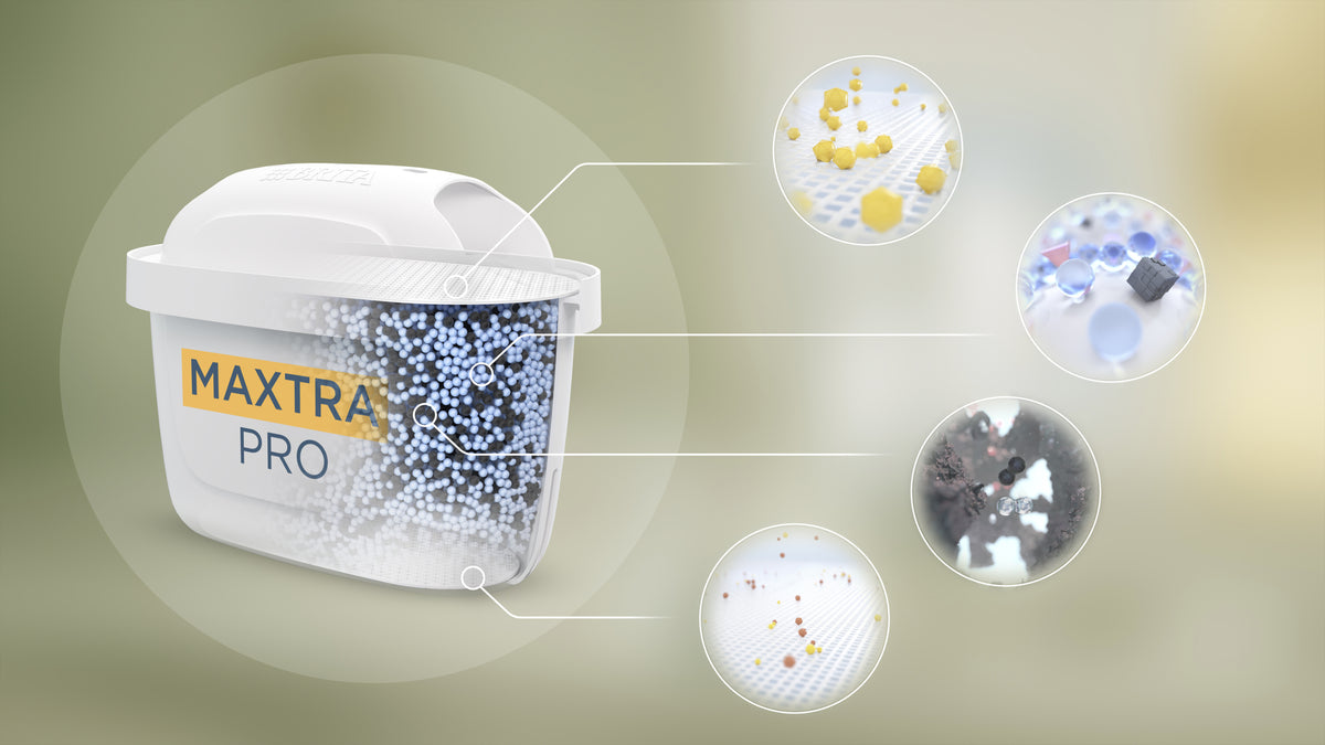 Cargar vídeo: MAXTRA PRO Limescale Expert filter cartridge shown from different views