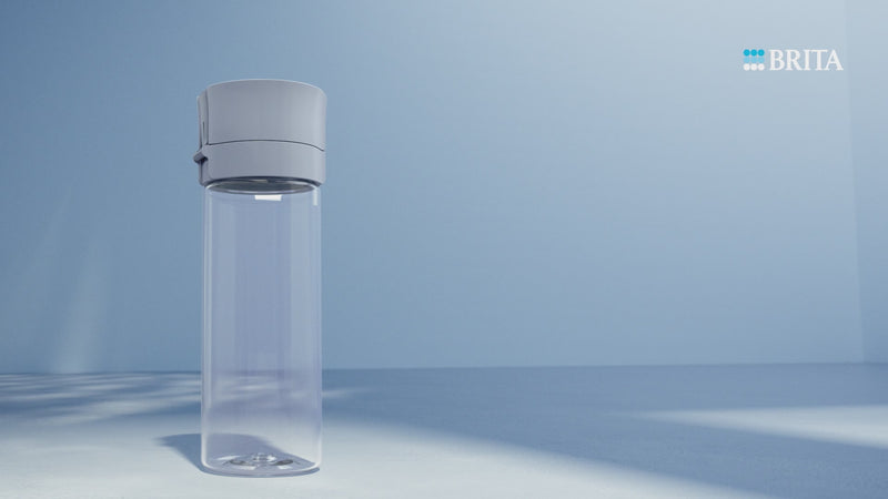 Water filter bottle Model Vital shown from different views