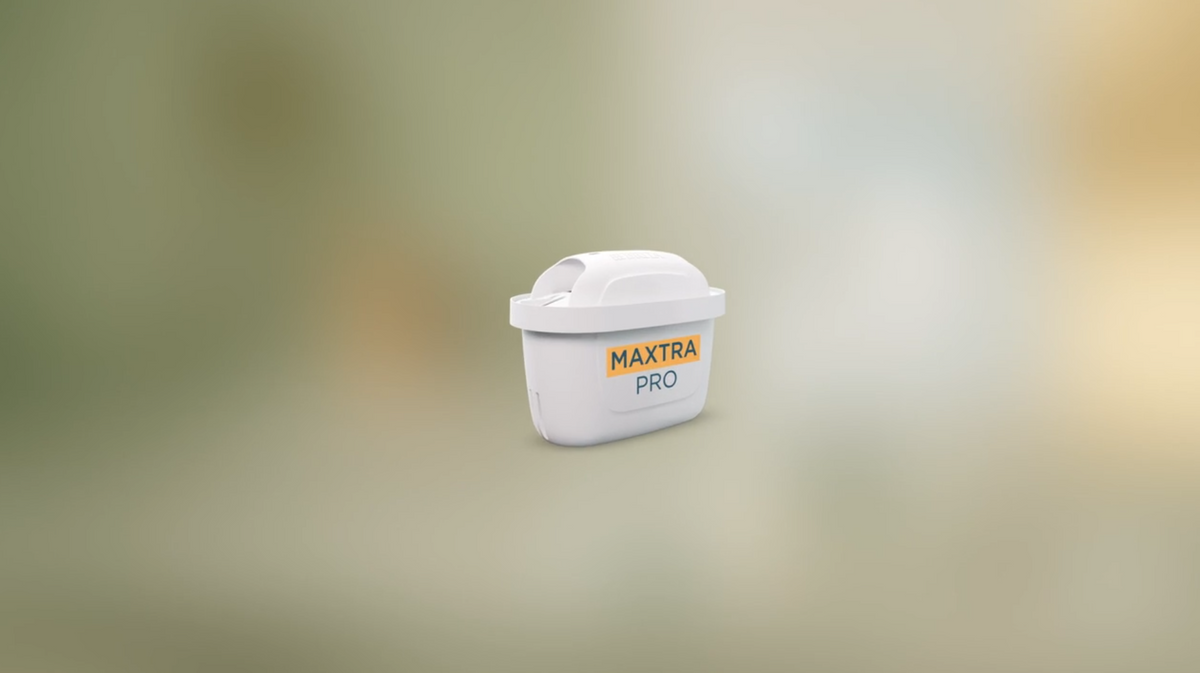 Load video: Video animation of a MAXTRA PRO Limescale Expert Water Filter cartridge, which shows the single filter stages inside the cartridge.